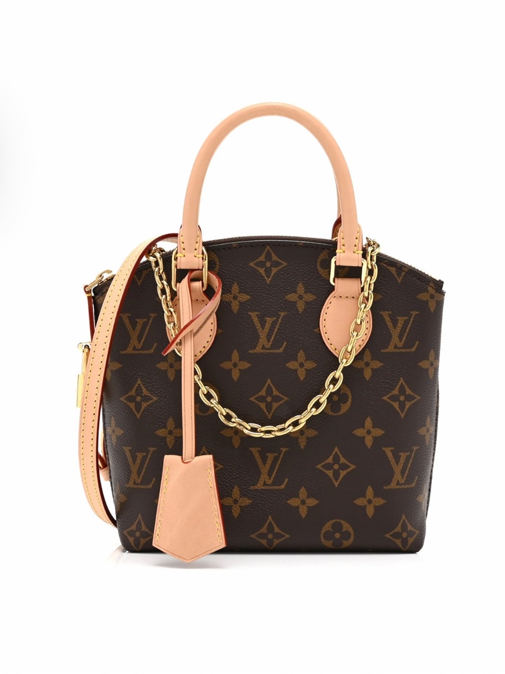Brown Monogram Lockit-style Crossbody Bag in size BB